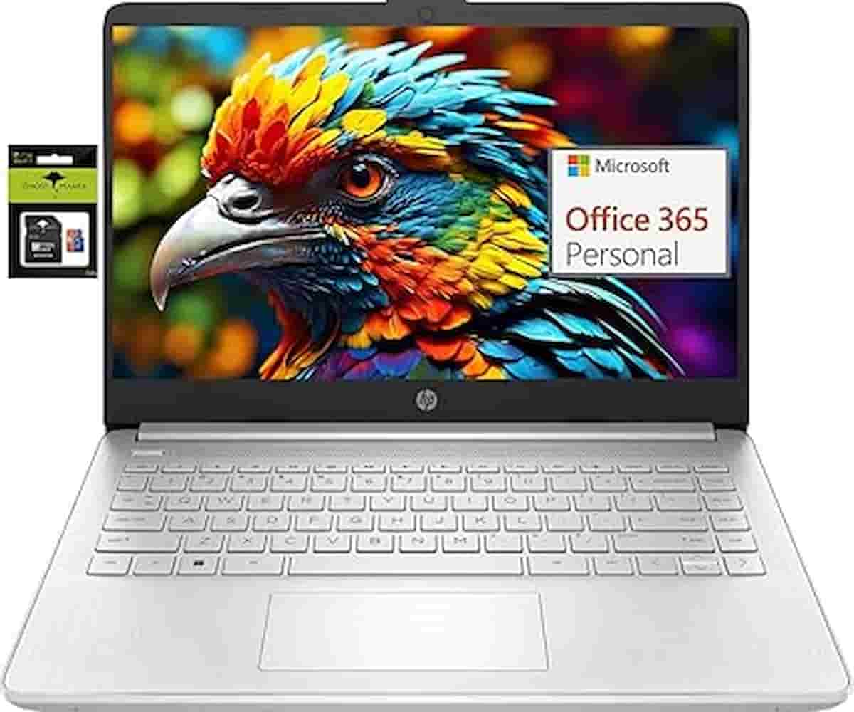 HP 14 inch Ultra Light Laptop - Portable for Students and Business