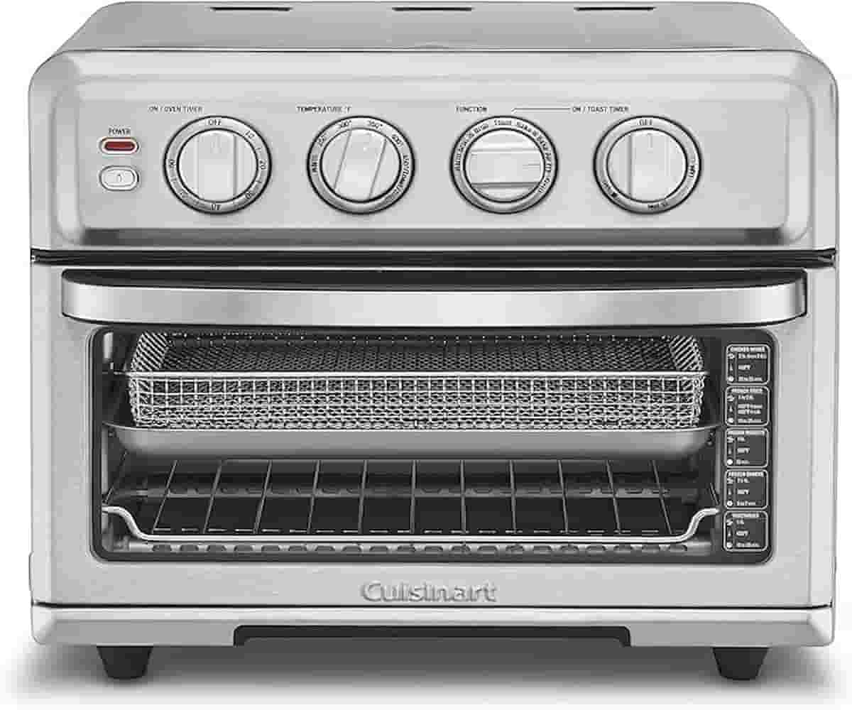 The Cuisinart TOA-70: 8 cooking functions including air fry, bake, and broil in one space-saving design.