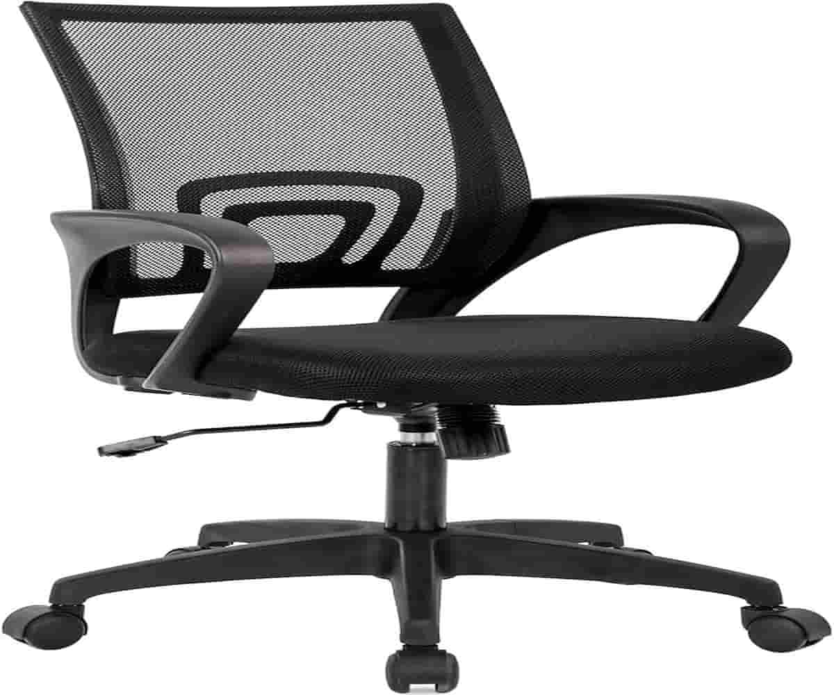 Ergonomic Home Office Chair with Lumbar Support and Breathable Mesh