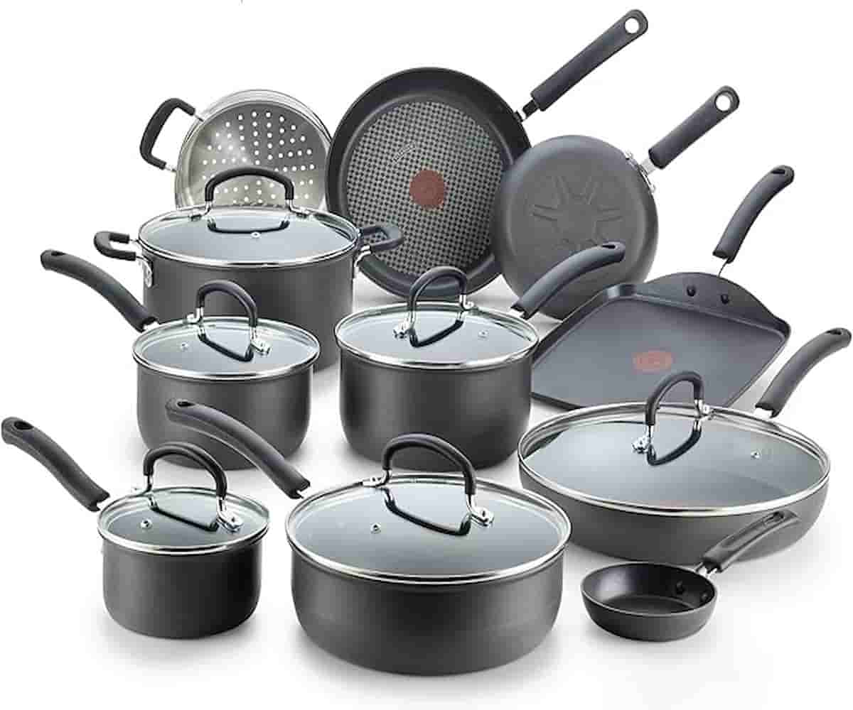 Why the T-fal Ultimate Set is the best hard anodized nonstick cookware set.