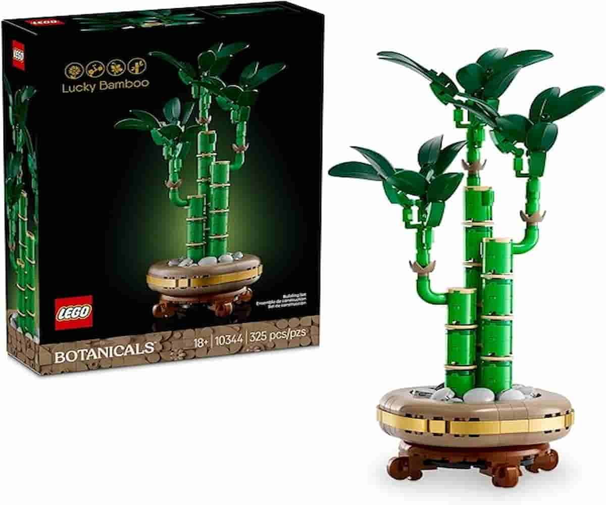 LEGO Botanicals Lucky Bamboo – Unique Artificial Plant for Indoor Home Decor