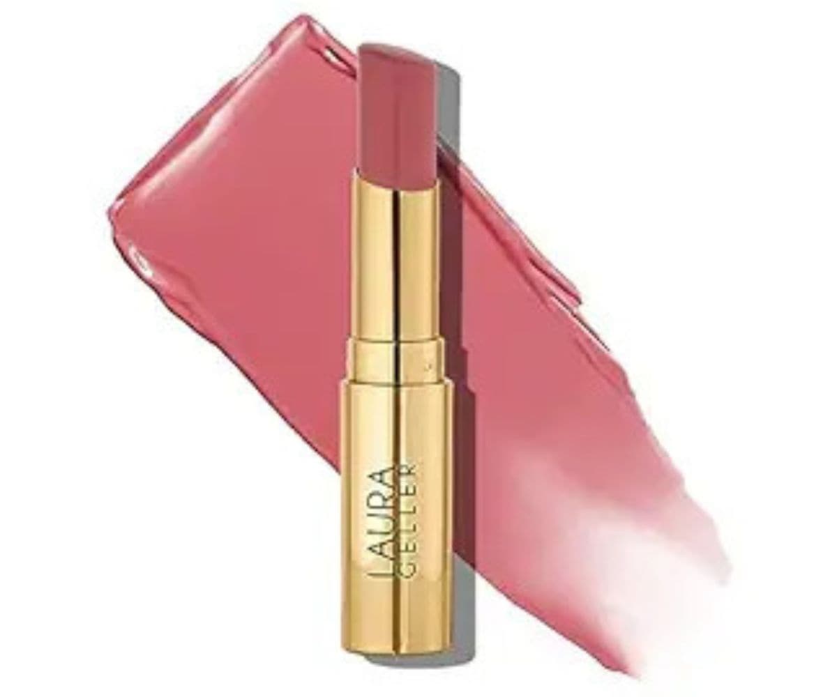 Laura Geller Jelly Balm in 'In the Buff': Hydrating tinted lip balm.