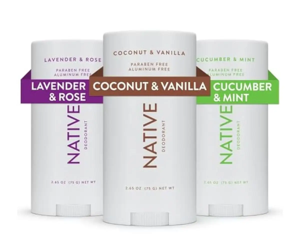 Native Deodorant 3‑Pack with naturally derived ingredients and classic scent
