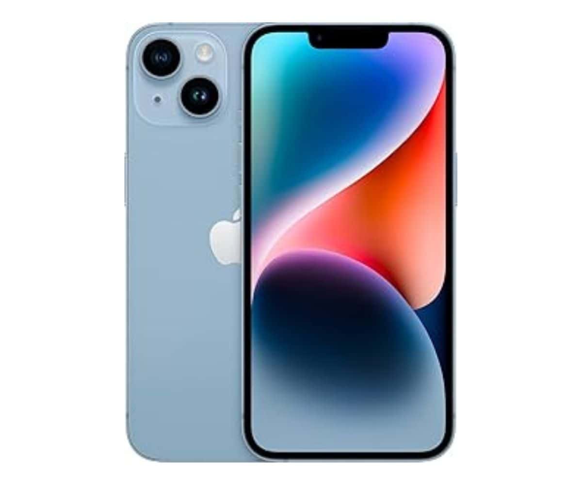 Apple iPhone 14 Renewed with 128 GB Pacific blue finish–fully unlocked and in great condition