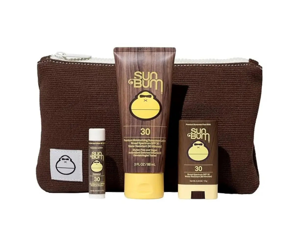 Sun Bum Road Tripper Travel Sunscreen Kit – Lotion, Stick & Balm