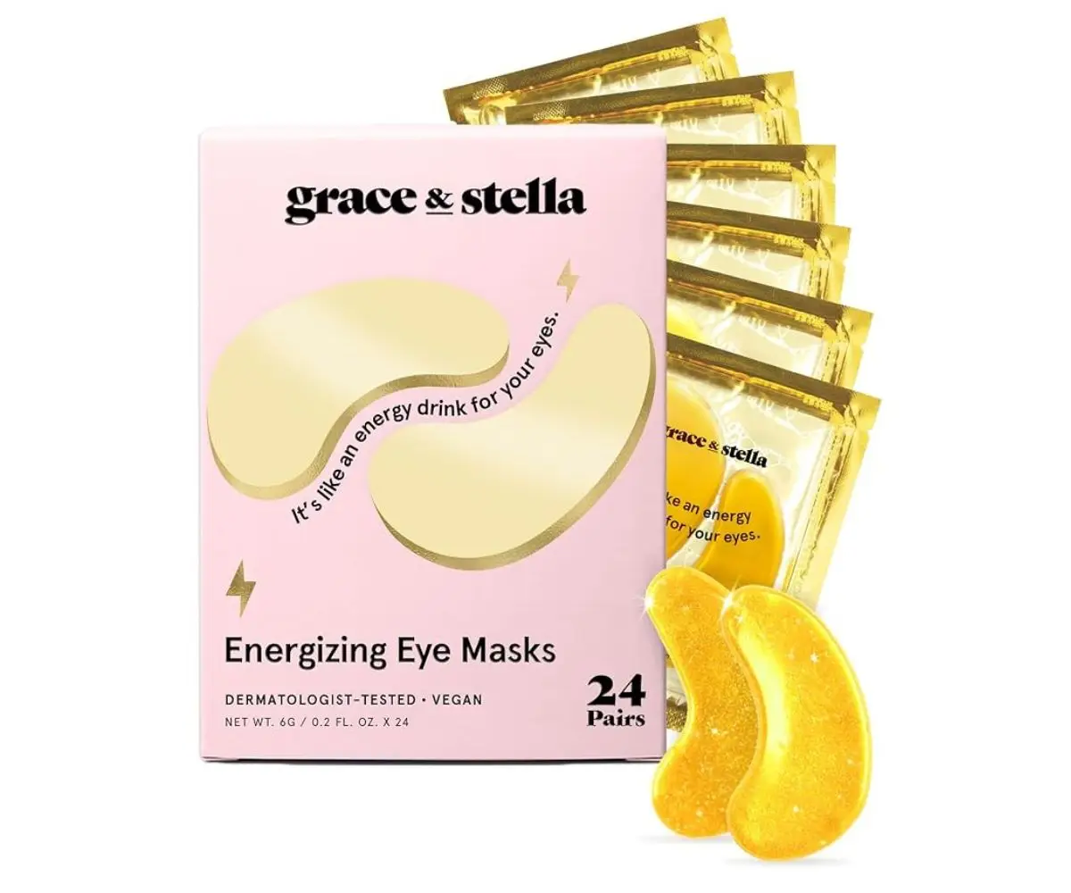  Grace & Stella eye masks provide refreshing gold gel patches for puffiness and fine lines