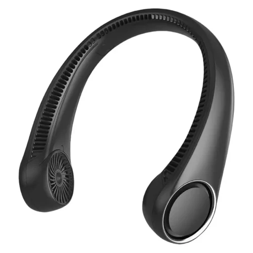 Hands-free, wearable fan with 360° cooling