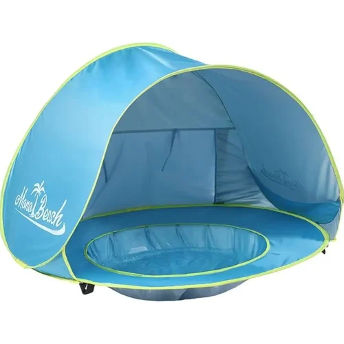 Monobeach pop-up baby tent with mesh windows and travel-friendly design