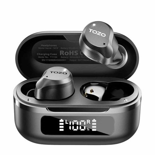 The TOZO Hybrid ANC Wireless Earbuds offer powerful noise cancellation and long-lasting battery life