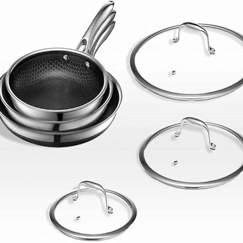 Why the HexClad Hybrid Nonstick Set is the best hybrid nonstick fry pan set.