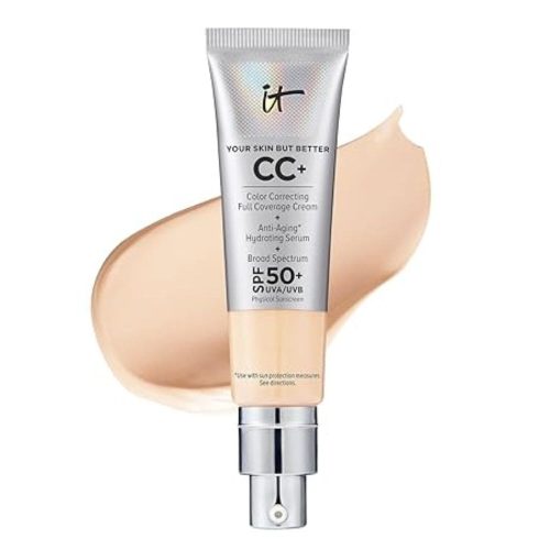 IT Cosmetics CC+ Cream: Full coverage and hydration for mature skin.
