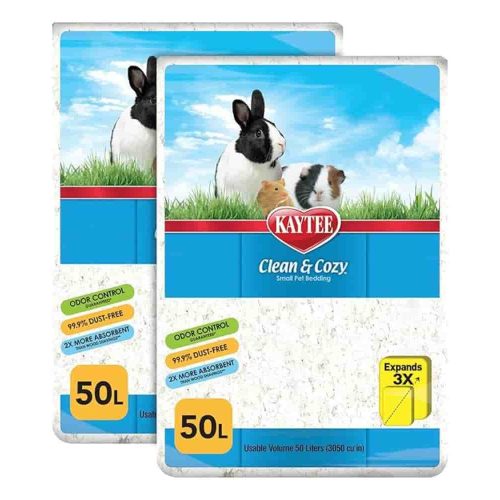 Kaytee Clean & Cozy White Paper Bedding: Soft, absorbent, and dust-free comfort for your small pets