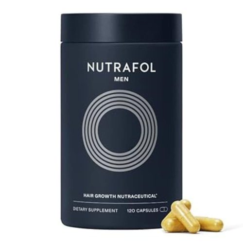 Nutrafol Men's Review: Clinically tested for thicker hair and scalp coverage.